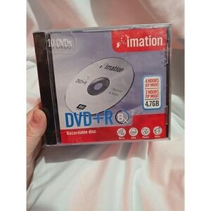 Imation DVD+R Recordable Discs 10 Pack  DVDs Sealed 4.7GB
